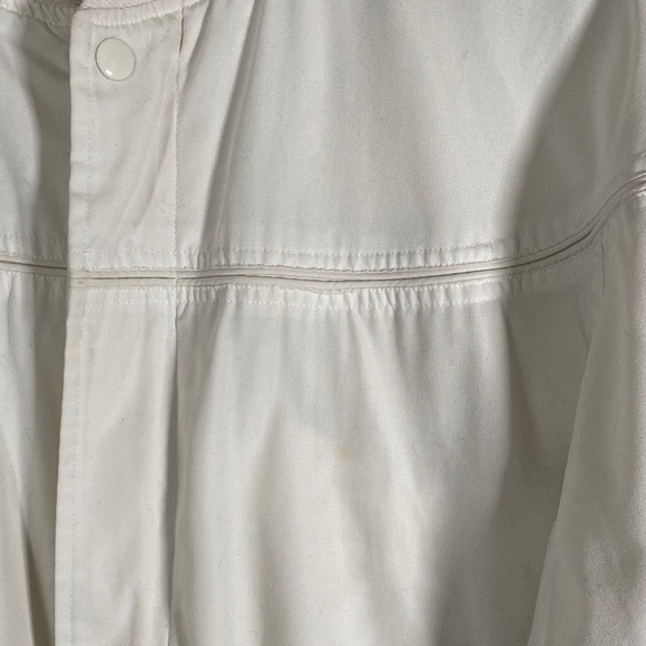 Knights Bridge For Men Vintage White Bomber Jacket Size 42-44 Harrington Style - Picture 7 of 11